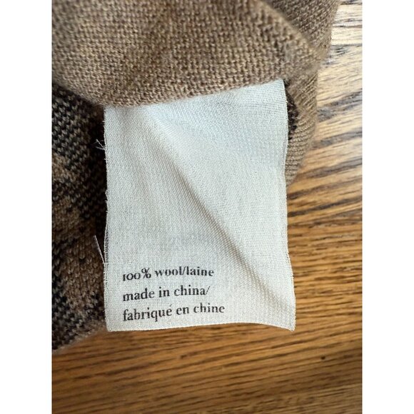 Skaist Tayloe Womens 100% Wool Leopard Print Cardigan - Picture 12 of 15